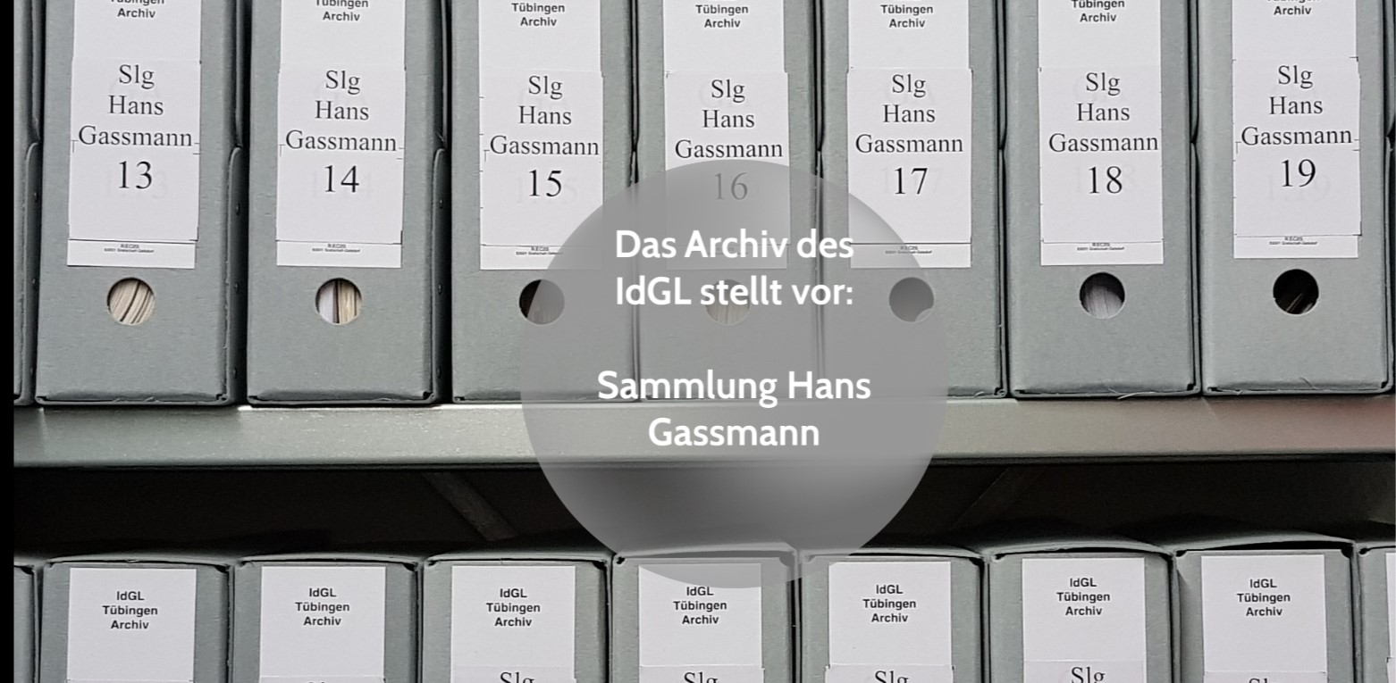 Einblicke in das Institutsarchiv