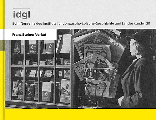 Cover des Bandes: Titelangaben sowie: Frau betrachtet Zeitungen und Zeitschriften in einem Kiosk