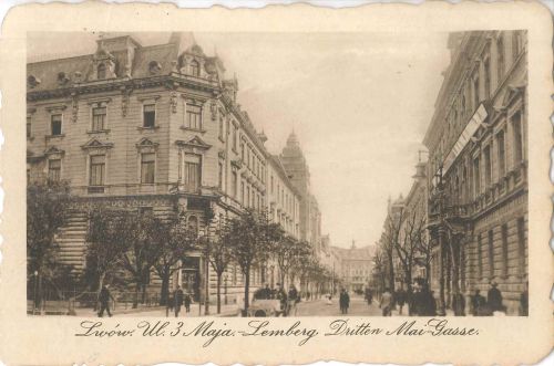 Alte Postkarte von Lemberg/Lwiw