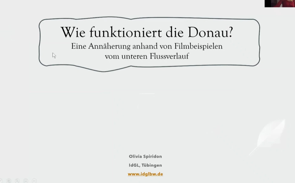 Seite mit dem Titel "Wie funktioniert die Donau?"