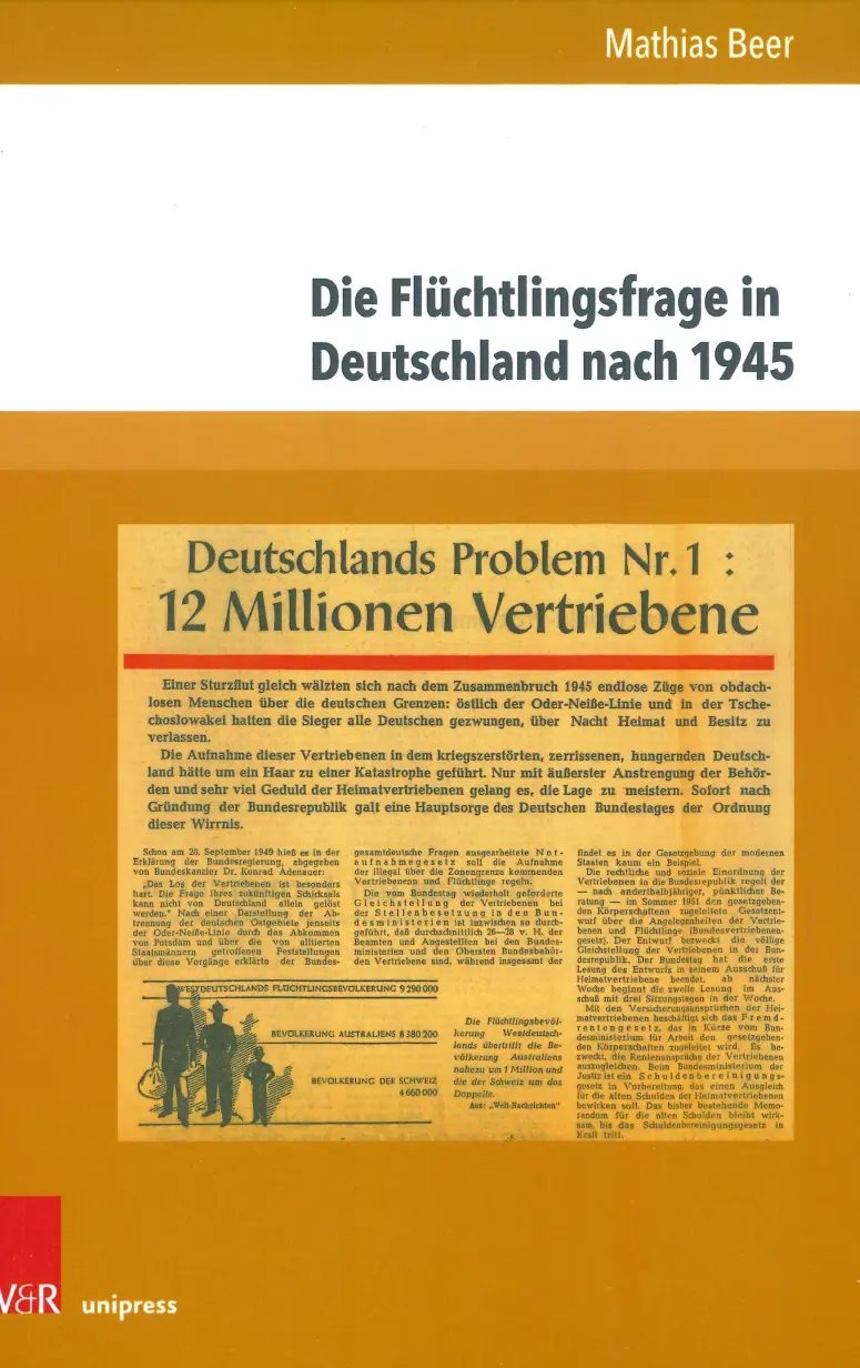 Cover Die Flüchtlingsfrage